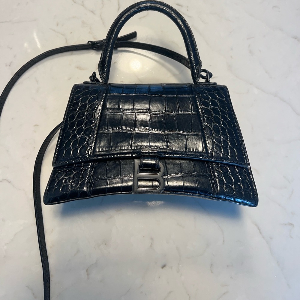 Balenciaga Small Crocodile Hourglass